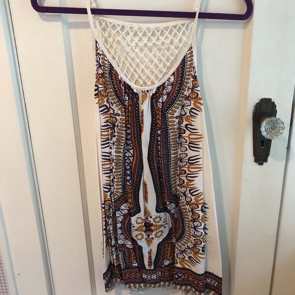 LF Patterned Beach Cover Up Dress